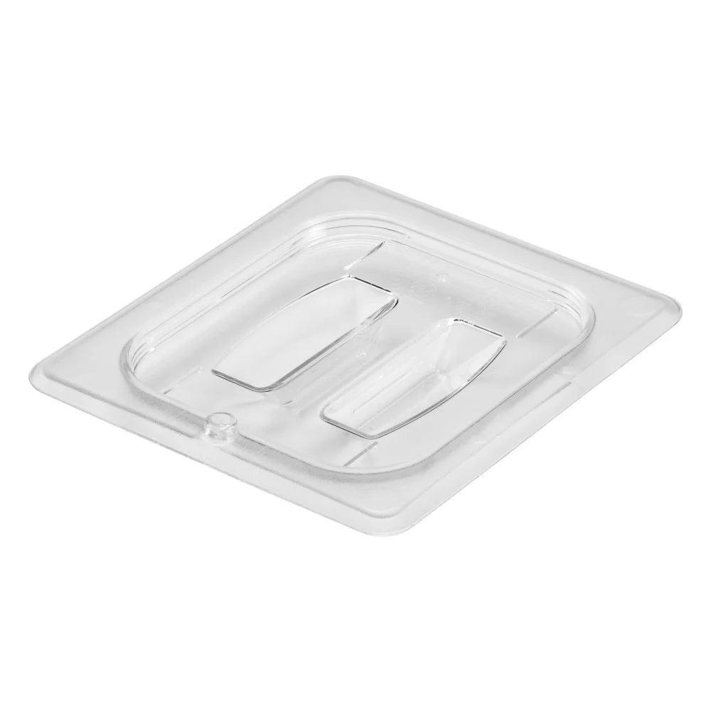 Cambro Camwear Clear Food Pan Lid 1/6 Handle — 1 Per Case