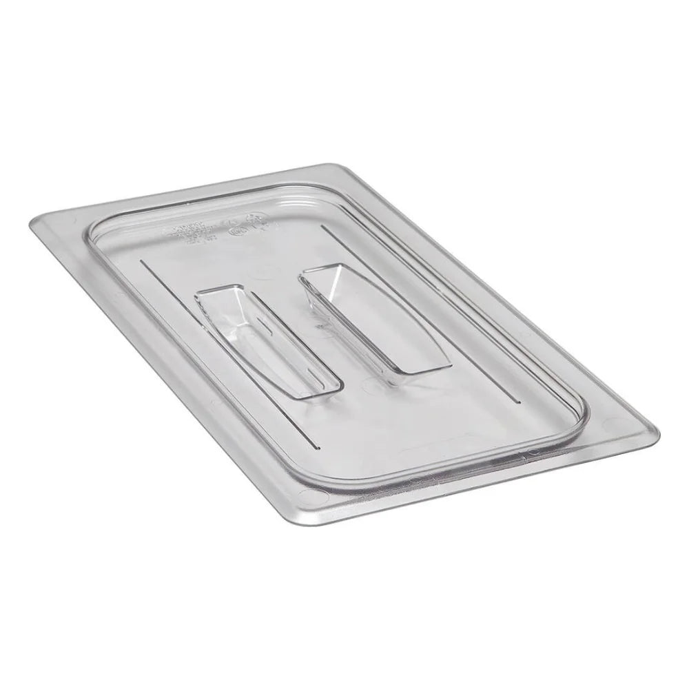 Cambro Camwear Clear Food Pan Lid 1/3 Handle — 1 Per Case