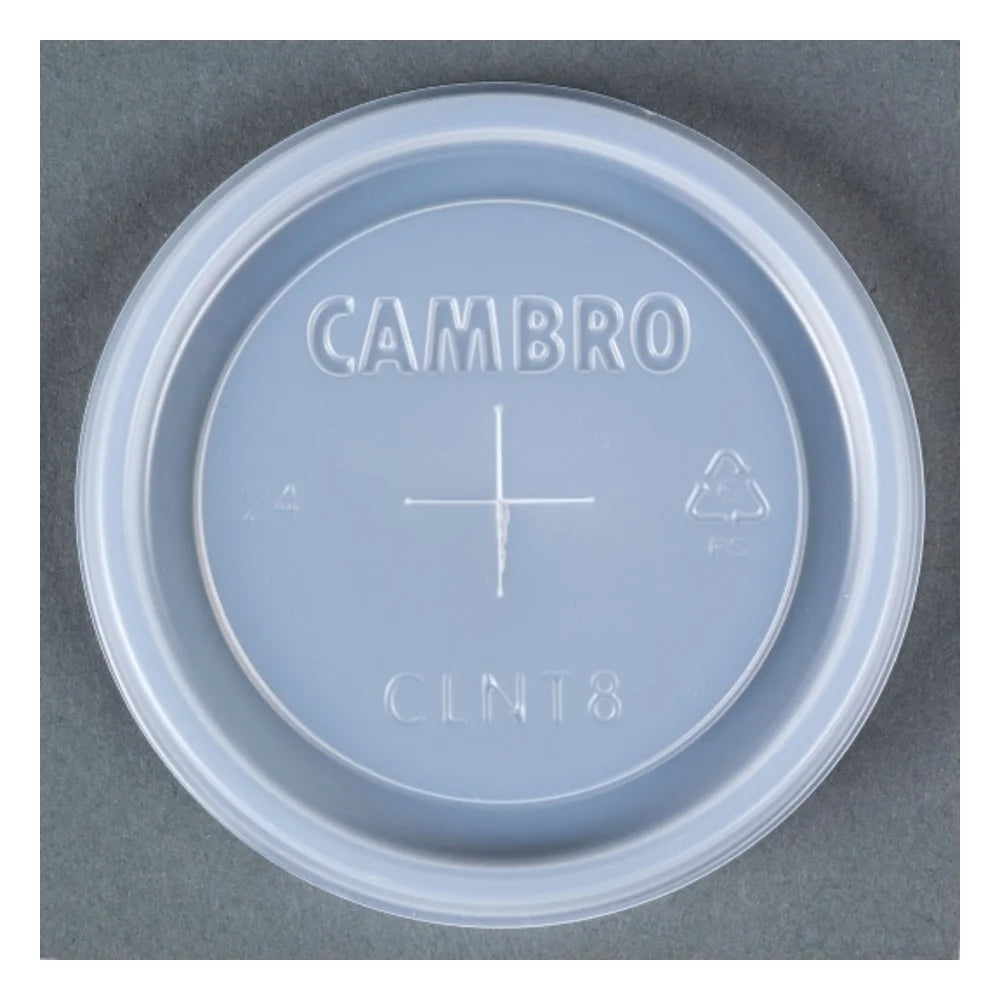 Cambro Camlid For Newport Tumbler Nt8 Translucent Lid — 1 Per Case