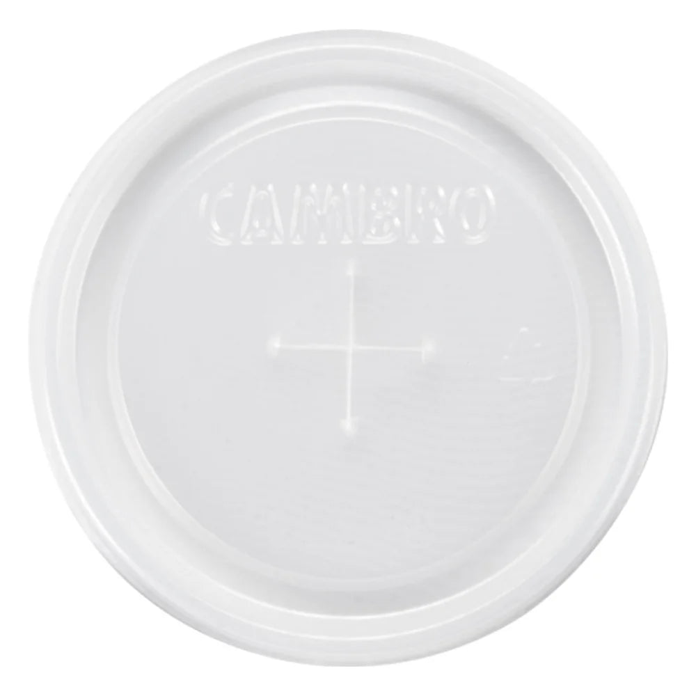 Cambro Camlid For Dinex Tumbler Fits 6 Ounce Swirl Tumbler Translucent Lid, 6 Ounce — 1 Per Case