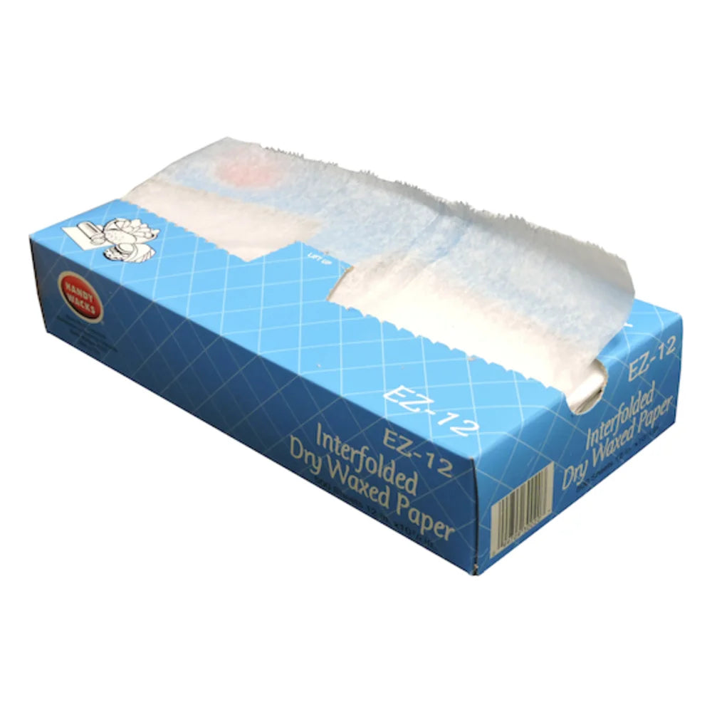 Handy Wacks 12 Inch X 10.75 Inch Dry Wax Interfolded Deli Paper, 500 Count — 12 Per Case