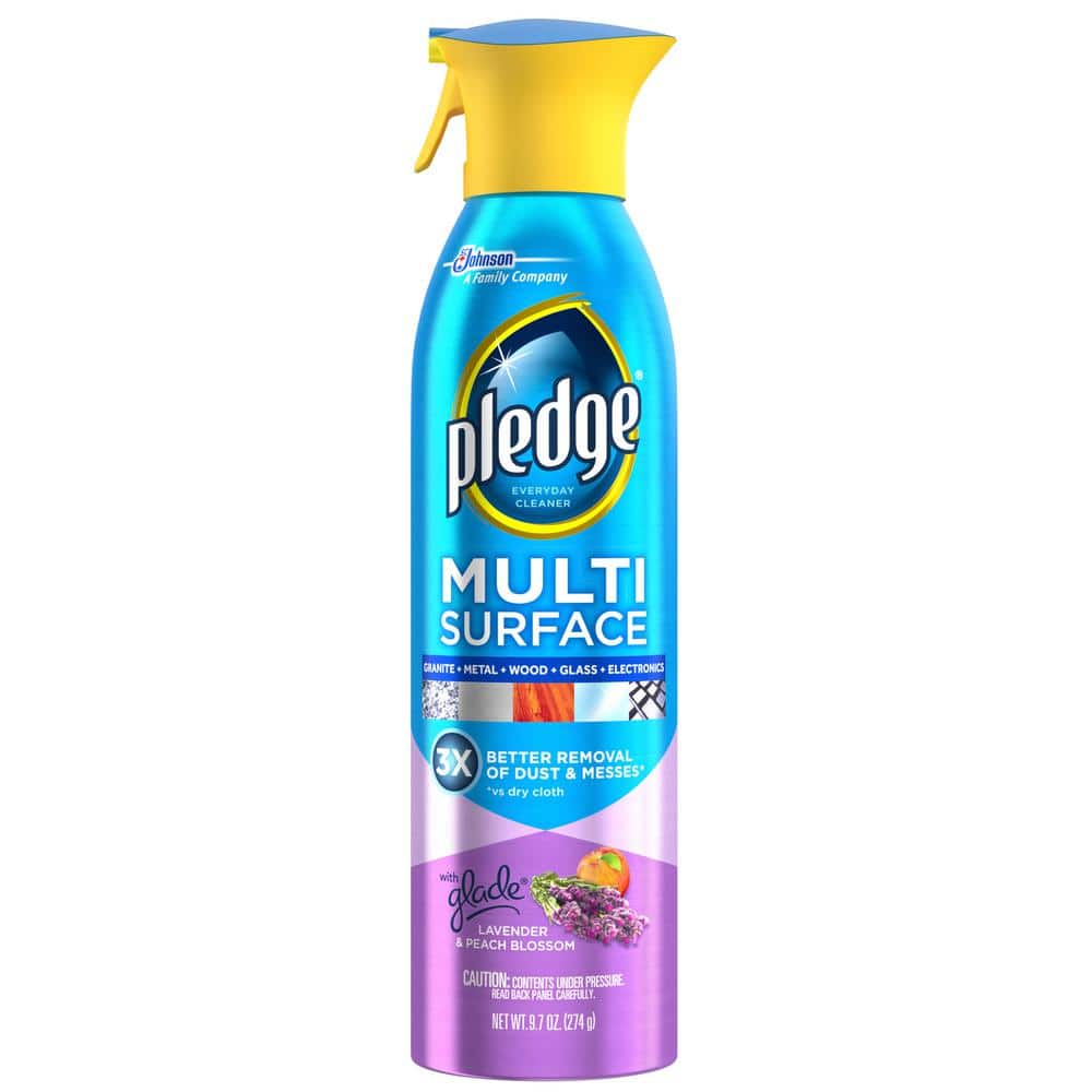 Pledge Multi Surface Spray Lavender Peach, 9.7 oz — 6 Per Case