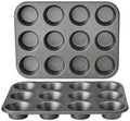 Bradshaw Non-Stick Muffin Pans, 12 Cup — 12 Per Case
