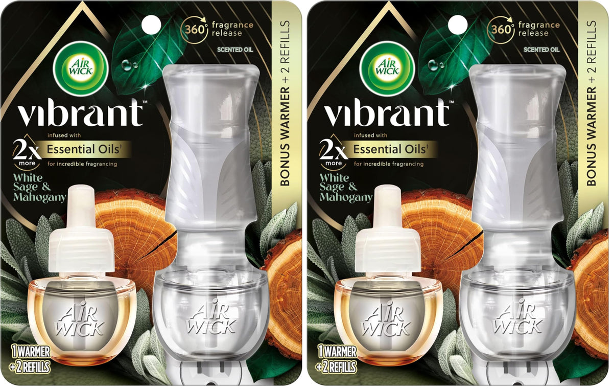 Air Wick Scented Oil Warmer Gadget Twin Pack, 2 ct — 6 Per Case
