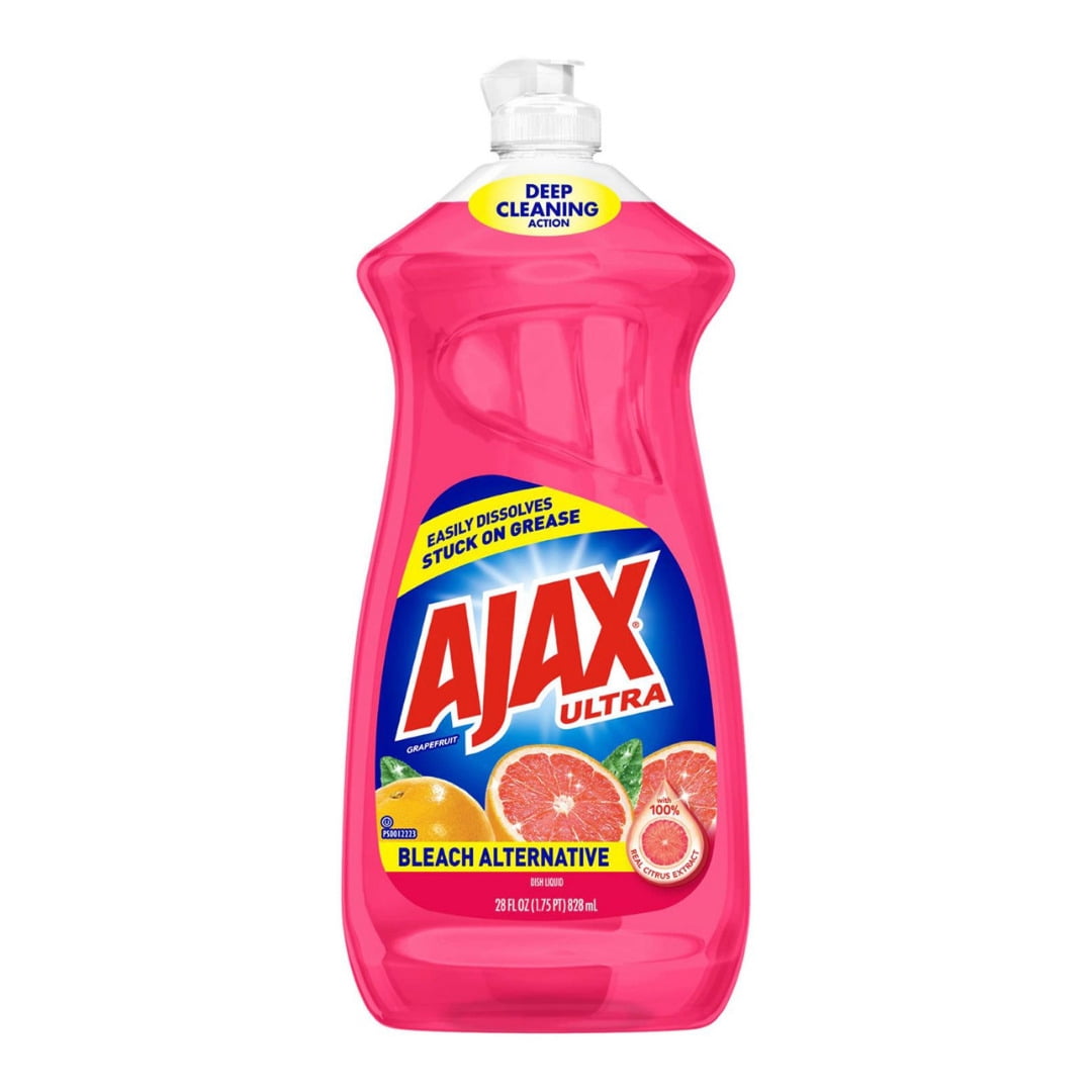 Ajax Grapefruit + Bleach Alternative Dish Liquid, 28 oz — 9 Per Case