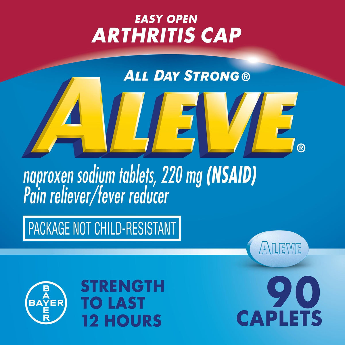 Aleve Arthritis Caps, 90 ct — 3 Per Case