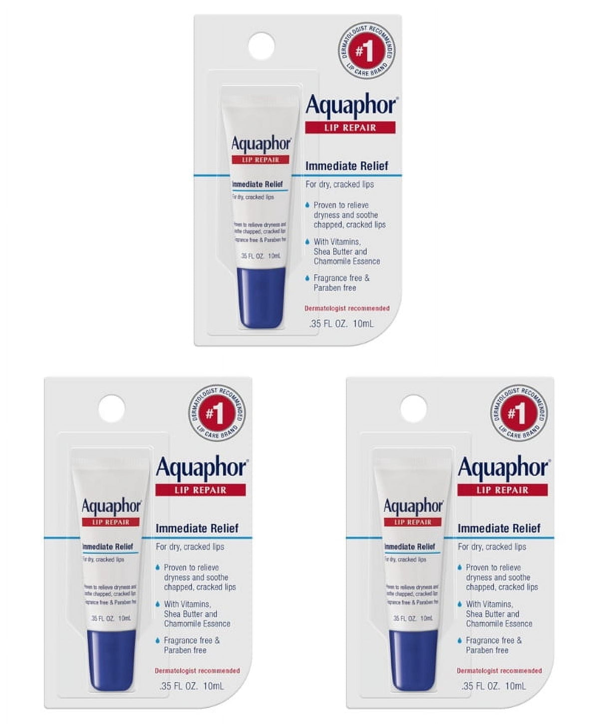 Aquaphor Lip .35 oz Carded — Case of 48