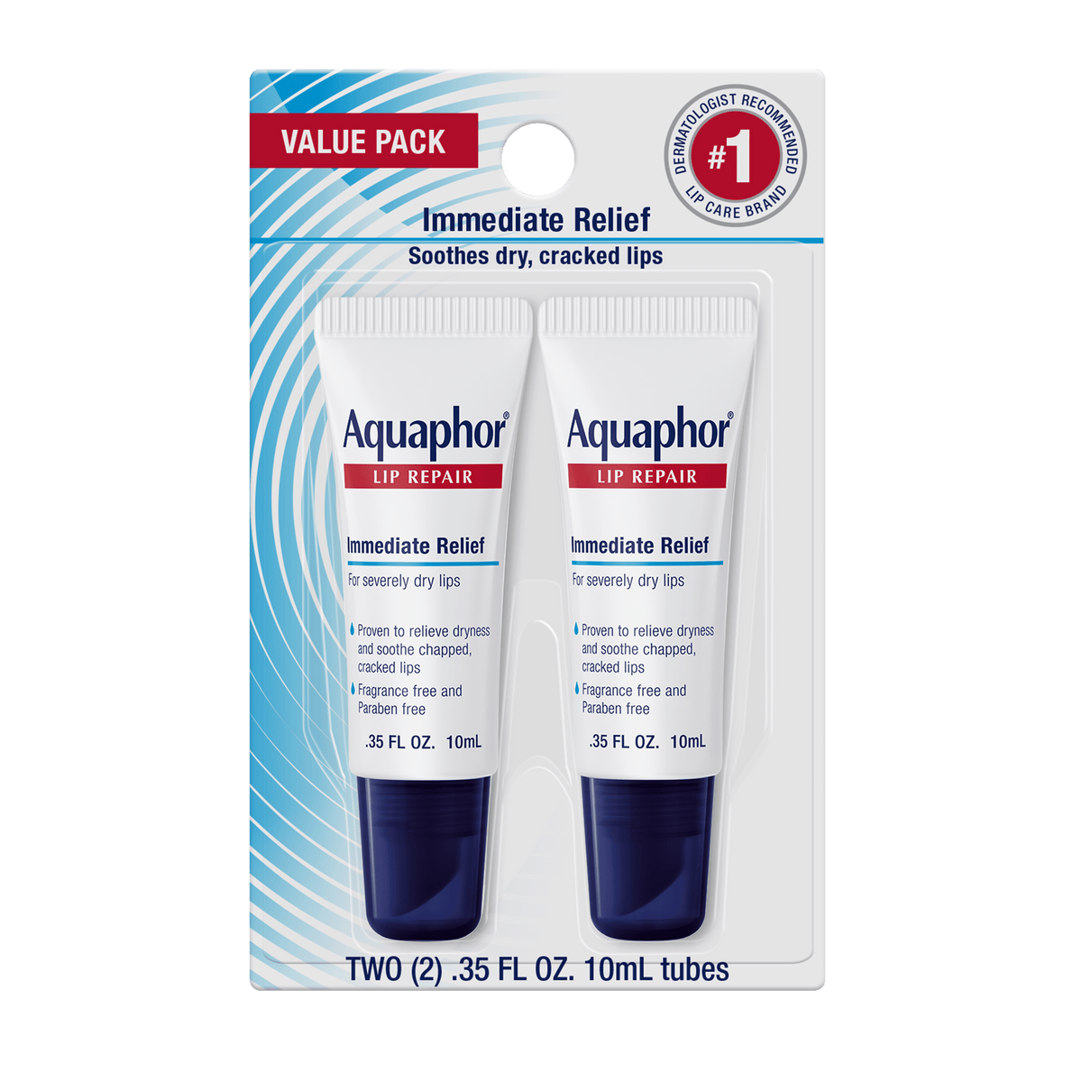 Aquaphor Lip .35 oz Original 2 pk — Case of 48