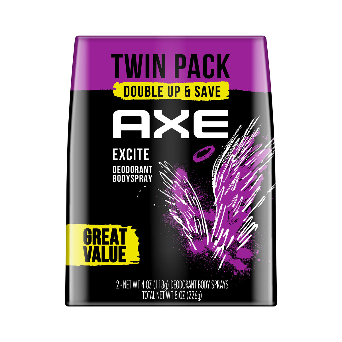 Axe 4 oz Body Spray Excite — Case of 12