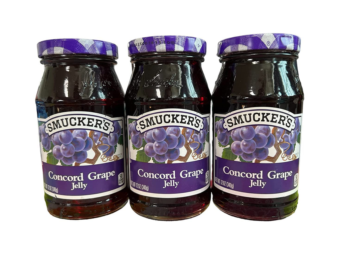 Smucker's Concord Grape Jelly, 12 Oz. — 12 Per Case