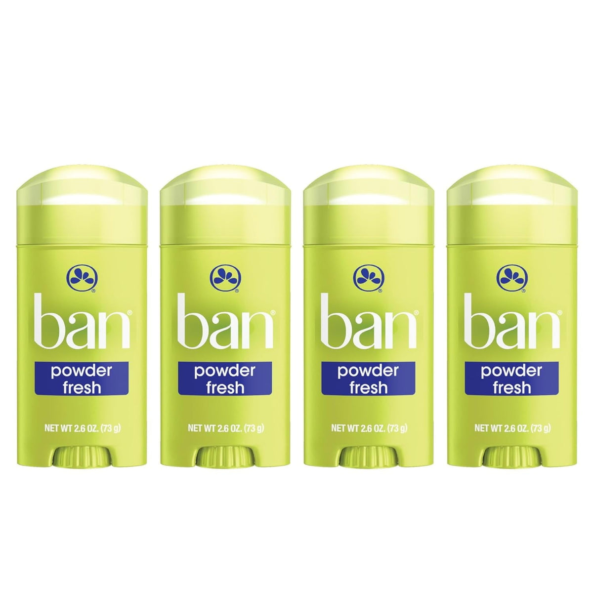 Ban Powder Fresh Invisible Solid Antiperspirant Deodorant, 2.6 oz — 12 Per Case