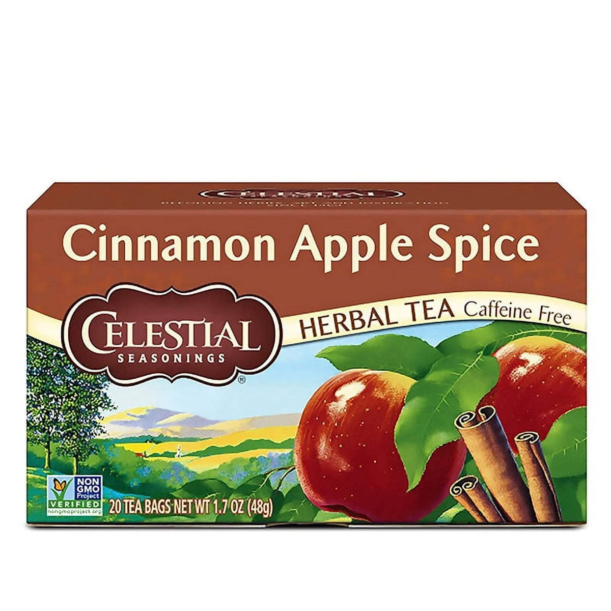 Celestial Seasonings Cinnamon Apple Spice Tea, 20 Count — 6 Per Case