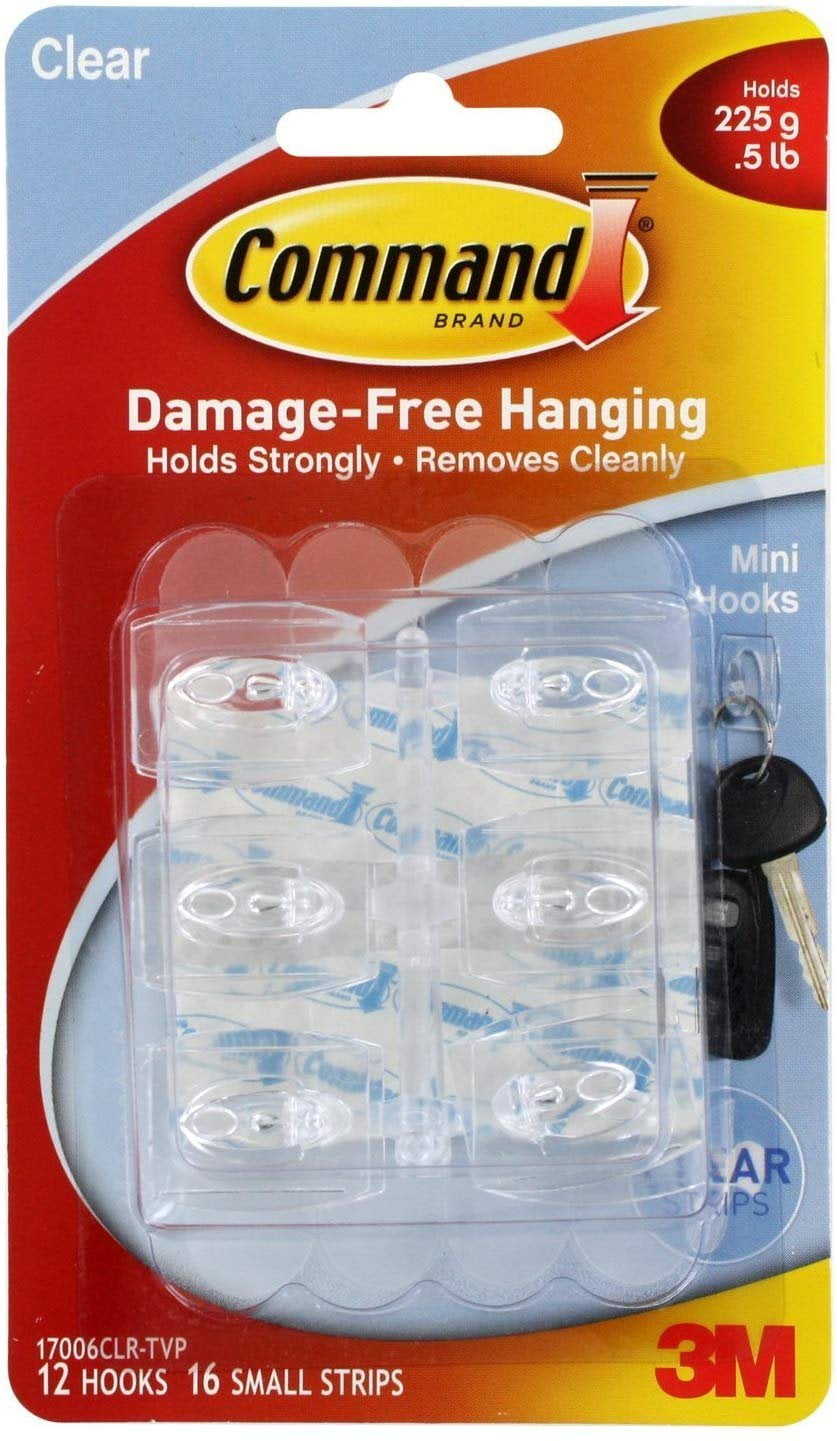 3M Command Hooks Mini 6S #17006 — Case of 36