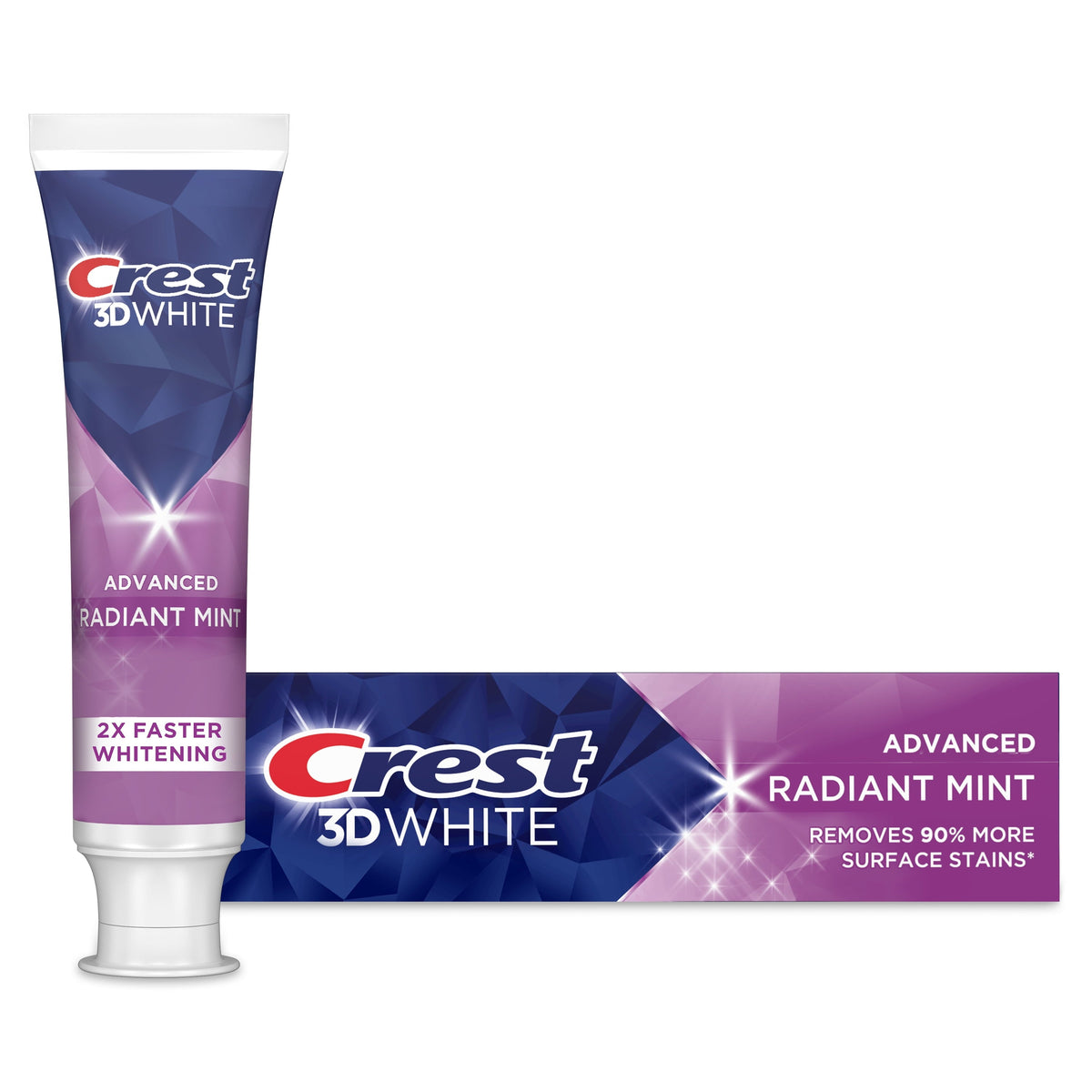 Crest 3D Wht 3.3 oz Wht T/p 2P — Case of 6