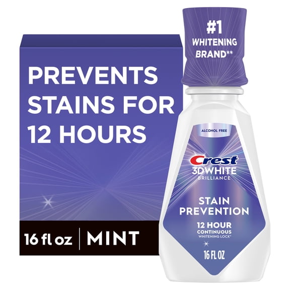 Crest 3D Whitening Rinse, 16 oz — 4 Per Case