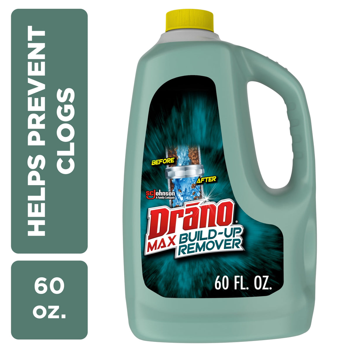 Drano Max Build - up Remover, 60 oz — 4 Per Case