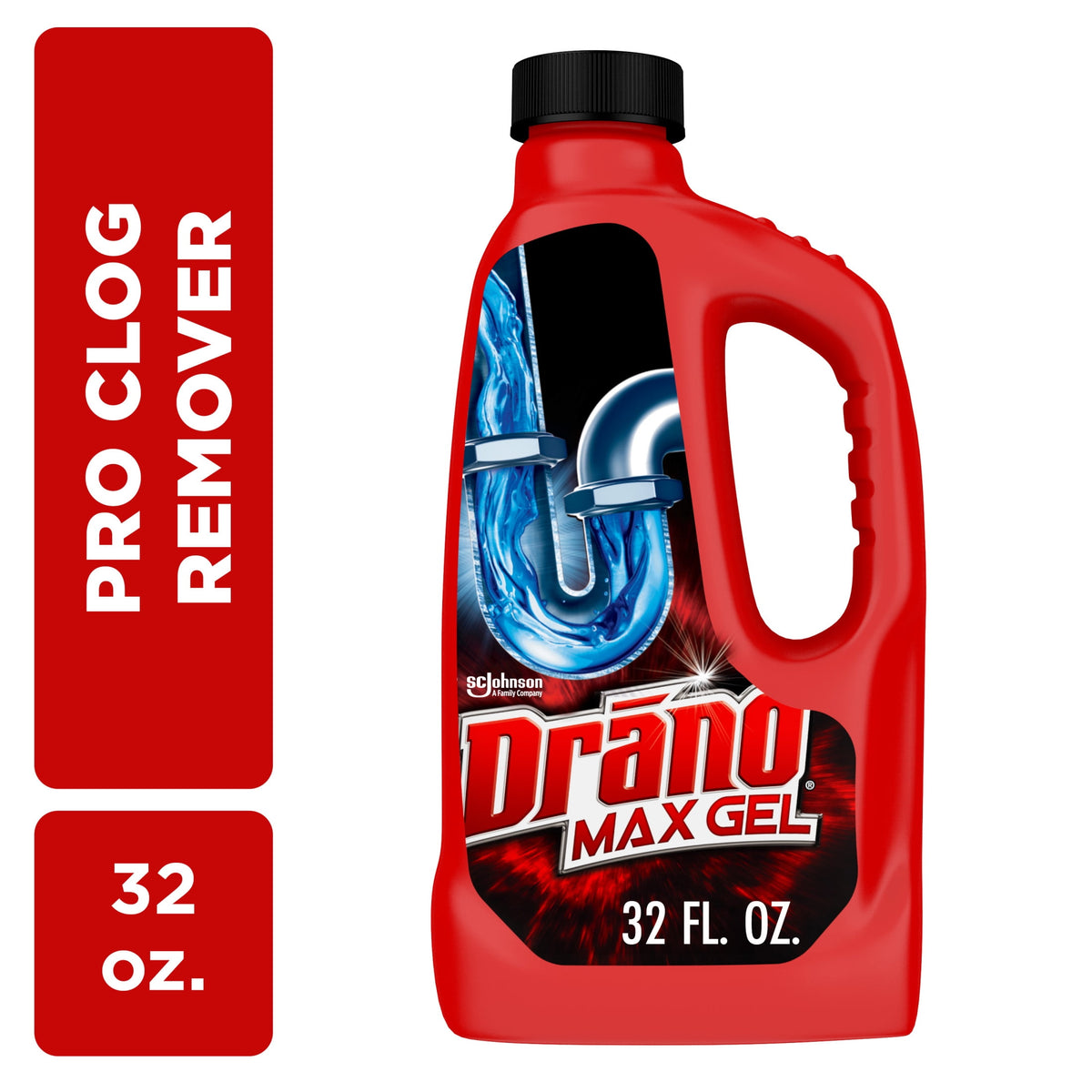 Drano Max Gel Clog Remover, 32 oz — 12 Per Case