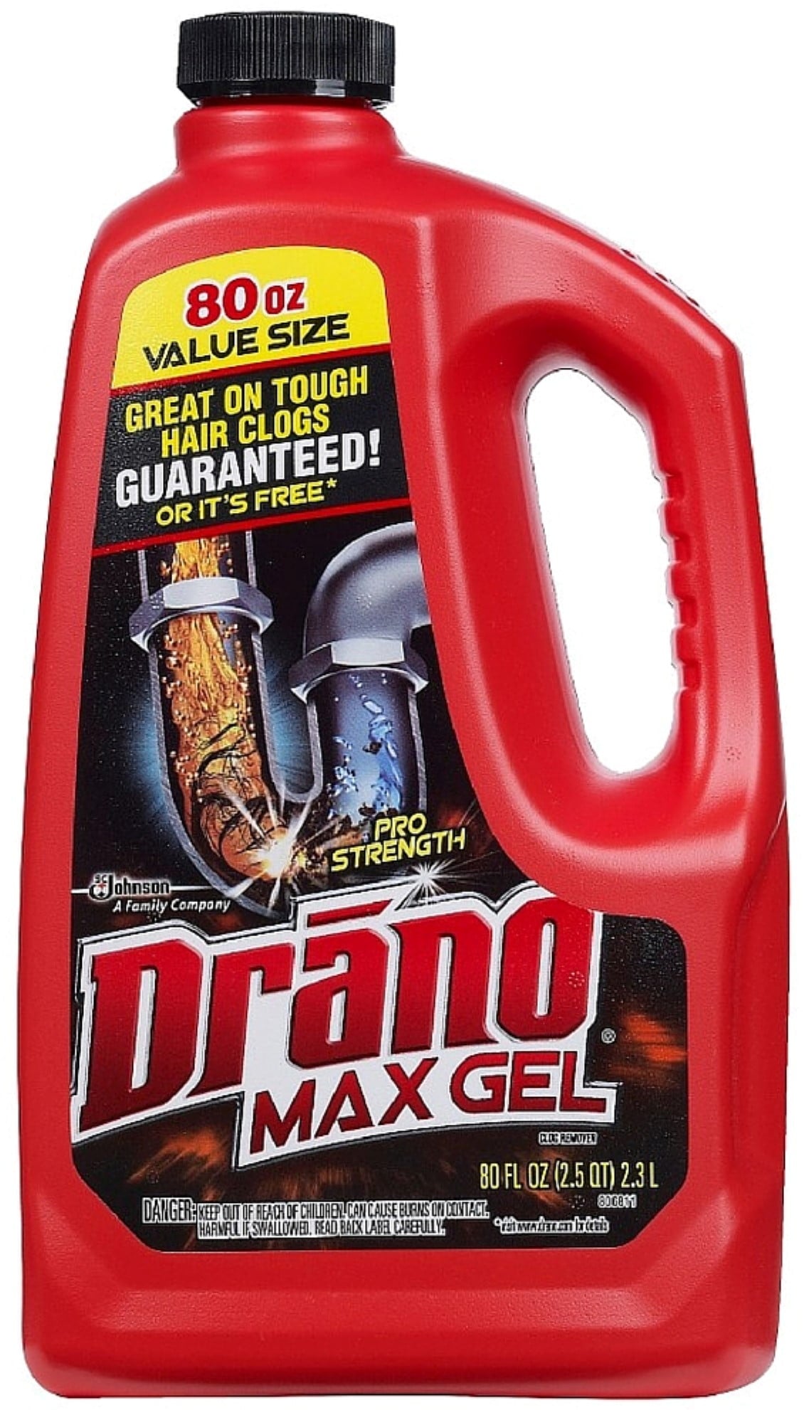 Drano Liquid Clog Remover, 80 oz — 6 Per Case