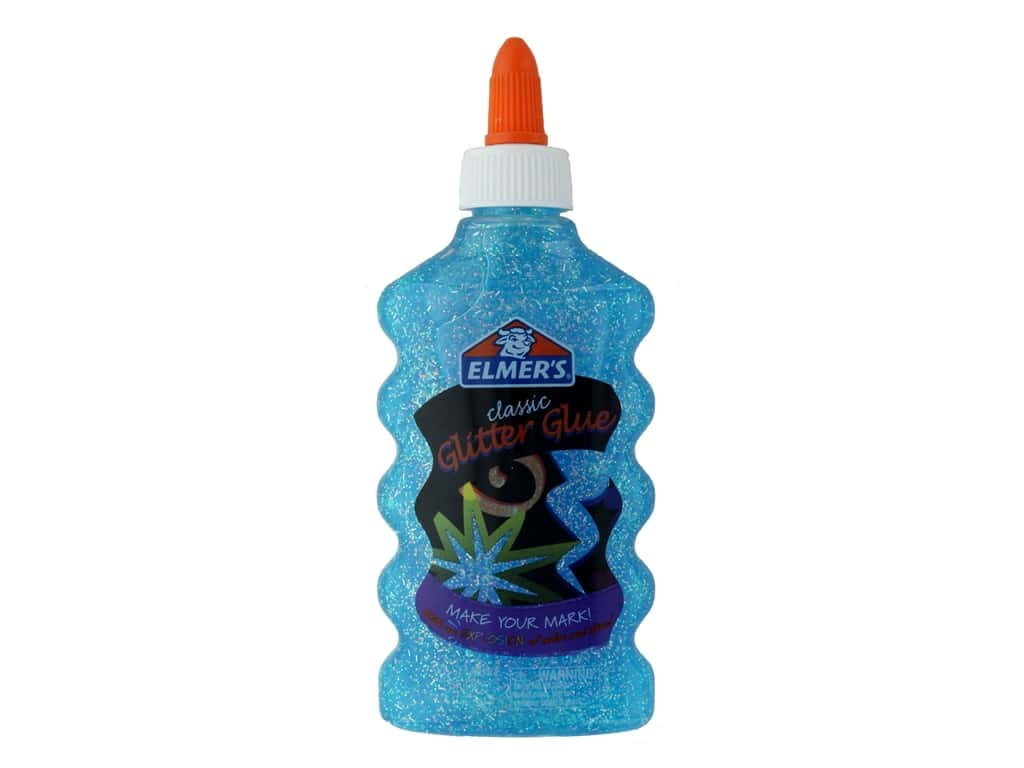 Elmer's Glitter Glue 6 oz Blue — Case of 18