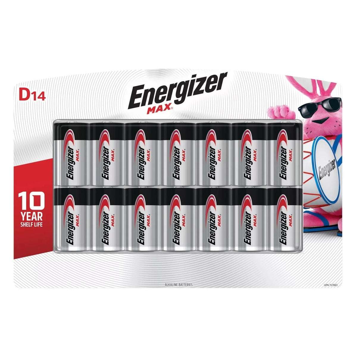 Eveready Enrgzr Max D-8 E95bp8h — Case of 8
