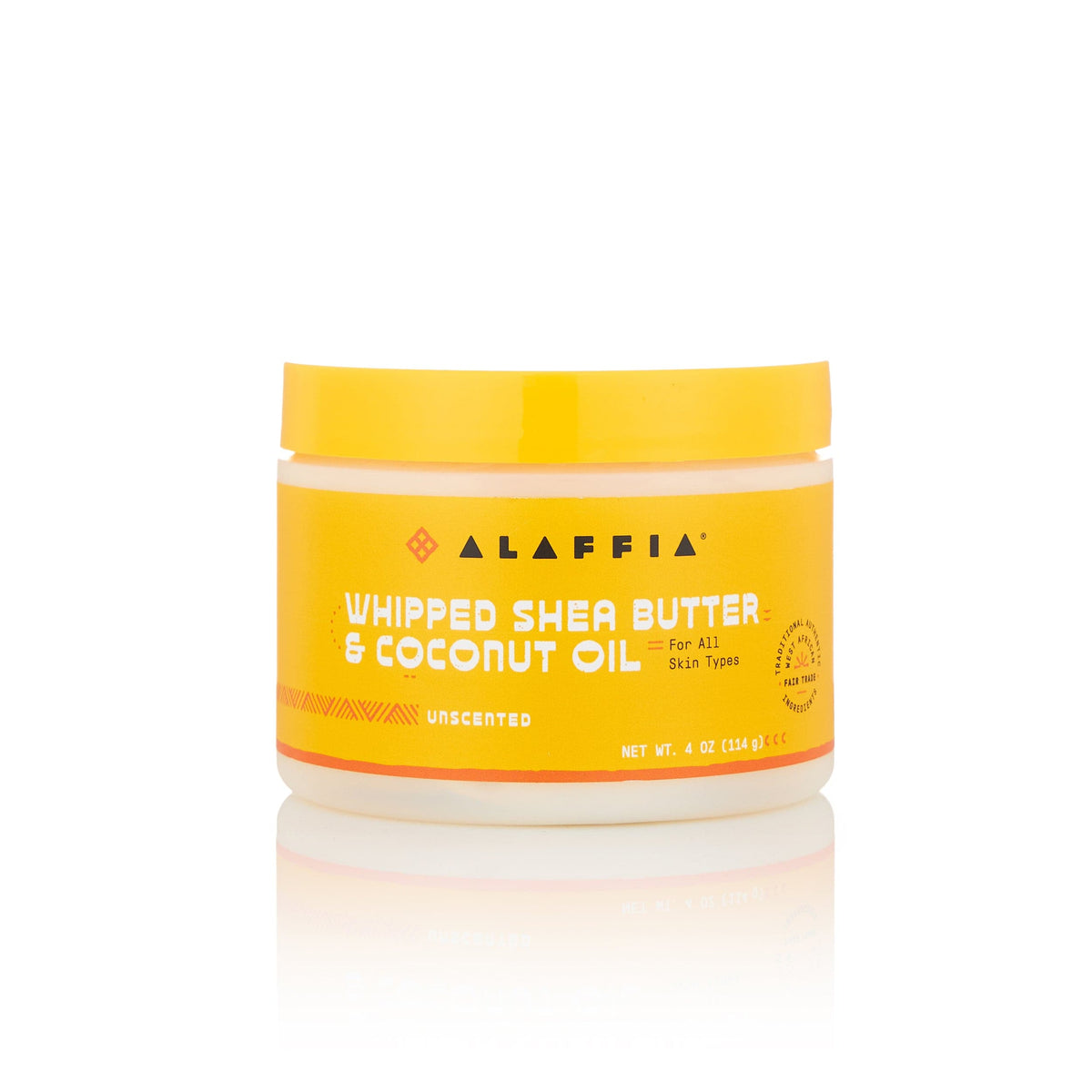 Alaffia Butter Bdy Shea Coconut Oil - 4 oz — Case of 6