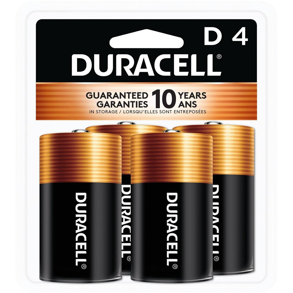 Duracell Alkaline D 4 pk Mn1300r4z — Case of 12