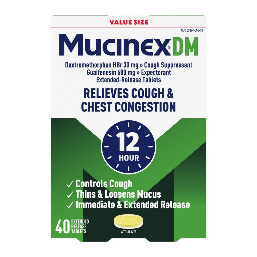 Mucinex DM 40 ct — Case of 24