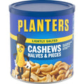 Planters Lightly Salted Halves & Pieces Cashews, 8 oz — 12 Per Case