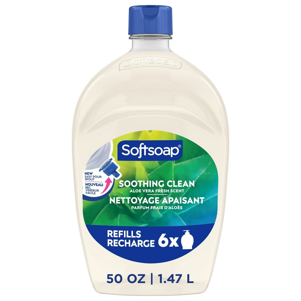 Softsoap Aloe Refill, 50 oz — 6 Per Case