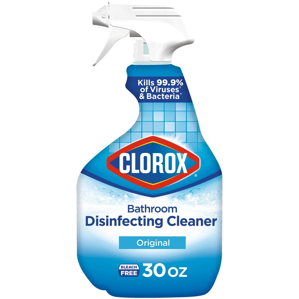 Clorox Disinfecting Bathroom Cleaner Spray, 30 oz — 9 Per Case