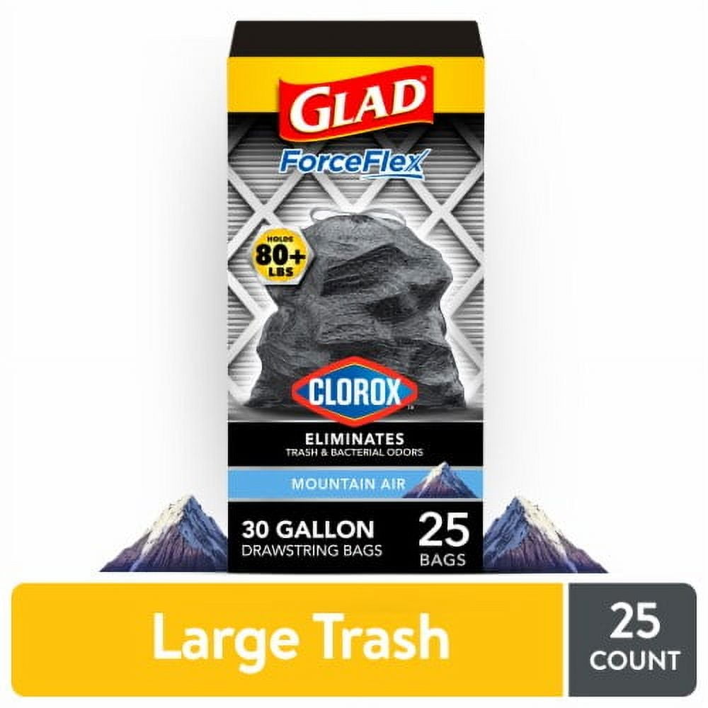 Glad ForceFlex Trash D/s 30 g 6/25ct — Case of 6