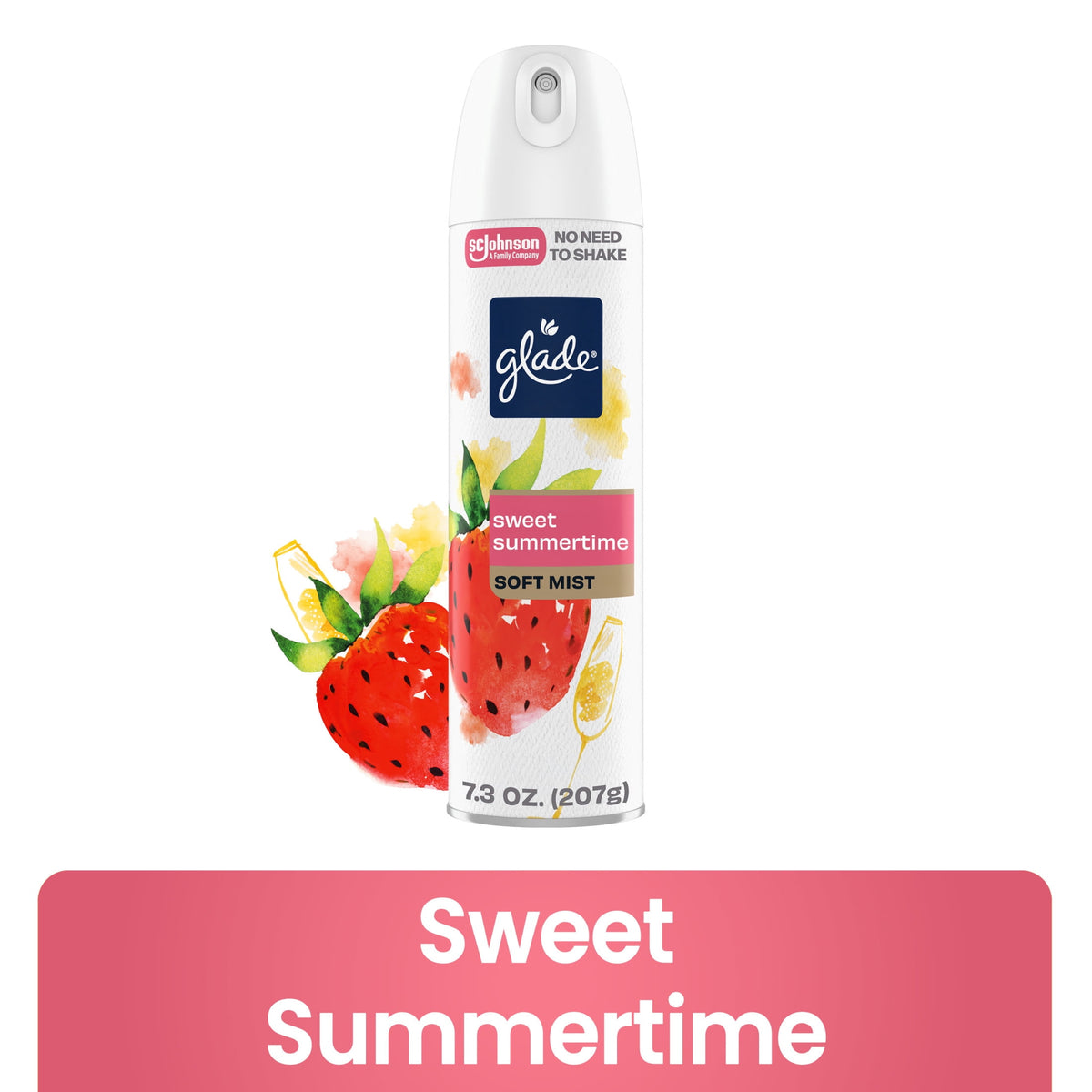 Glade Sweet Summertime Aerosol, 7.3 Oz — 6 Per Case