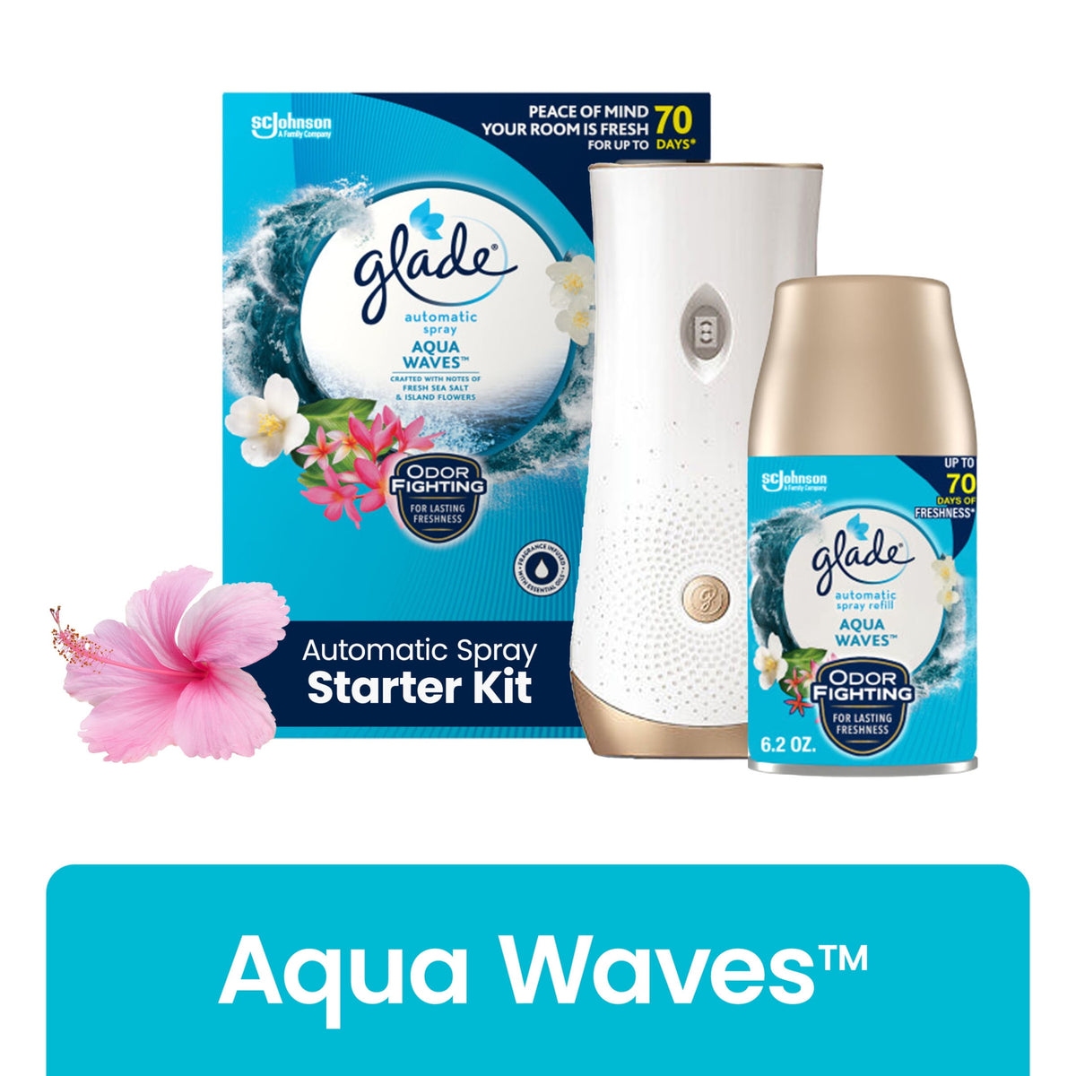Glade Piso 2+1 Starter Kit Summer Pop — 5 Per Case