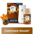 Glade Automatic Spray Vase Starter - Cashmere Woods, 6.2 oz — 4 Per Case