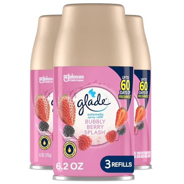 Glade Automatic Spray Refills - Berries & Cream, 6.2 oz — 3 Per Case
