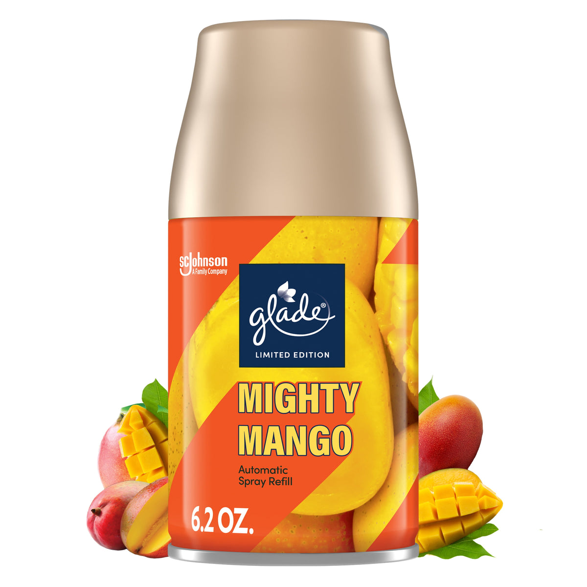 Glade 6.2 oz Automatic Spray Refill LTO - Mighty Mango, 6.2 oz — 4 Per Case