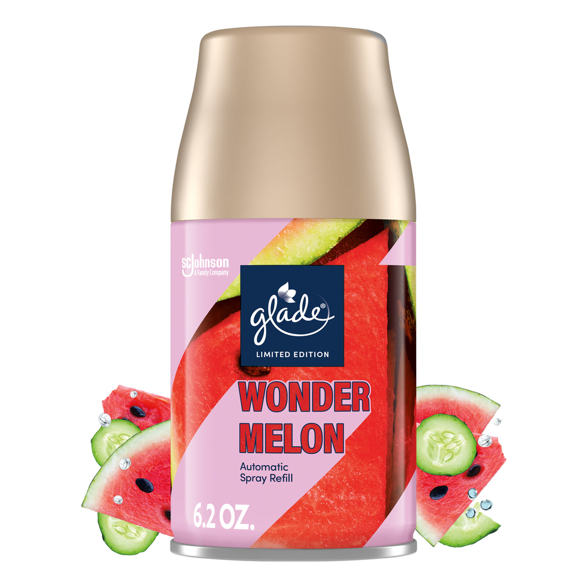 Glade Automatic Spray Refill LTO Wonder Melon, 6.2 oz — 4 Per Case