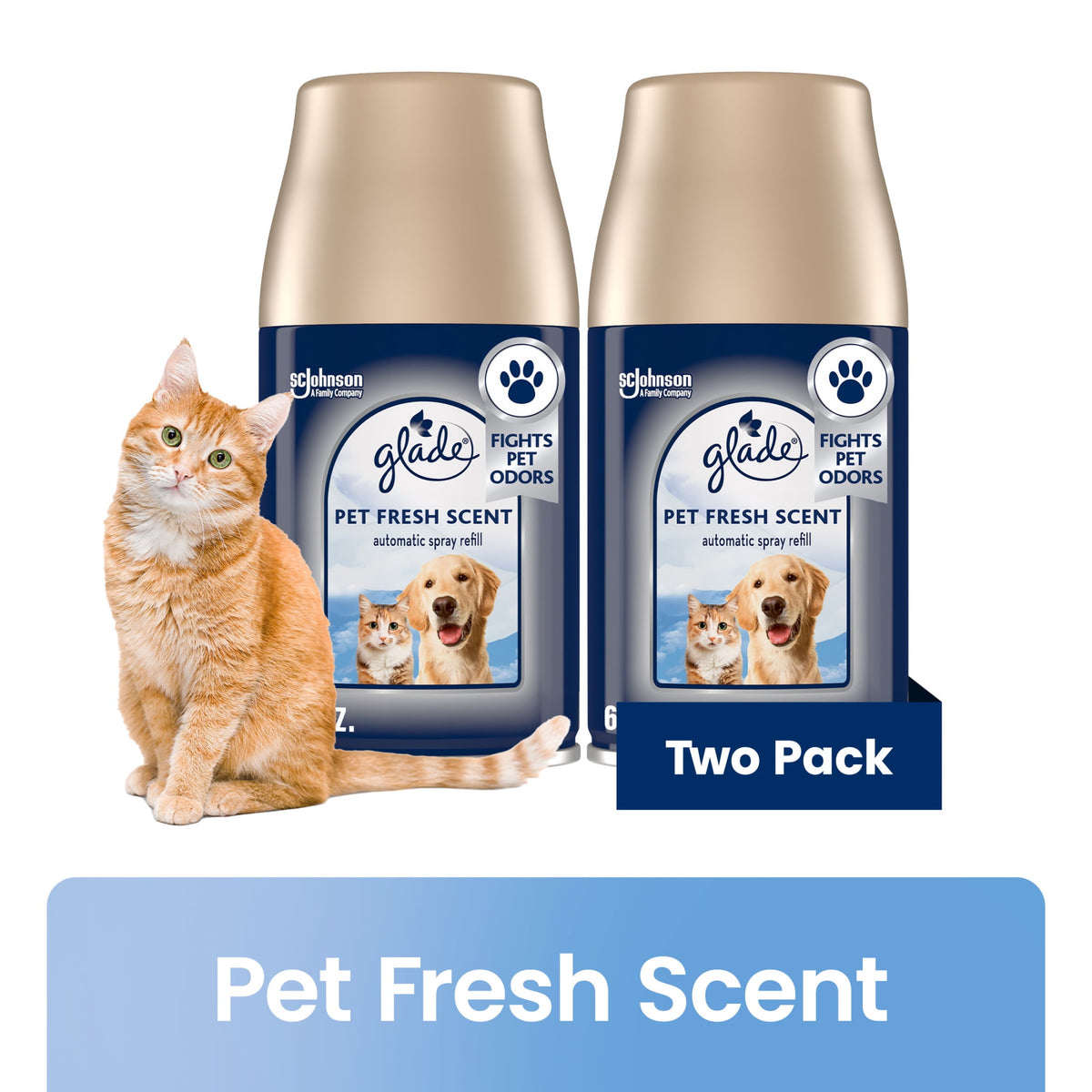 Glade Automatic Spray Pet Fresh Refills, 6.2 oz — 3 Per Case
