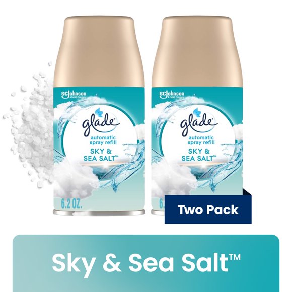 Glade Automatic Spray Refills - Sky & Sea Salt, 2 x 6.2 oz — 3 Per Case