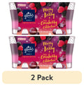 Glade Berries & Cream Candle 2 Pack, 4.08 oz — 3 Per Case