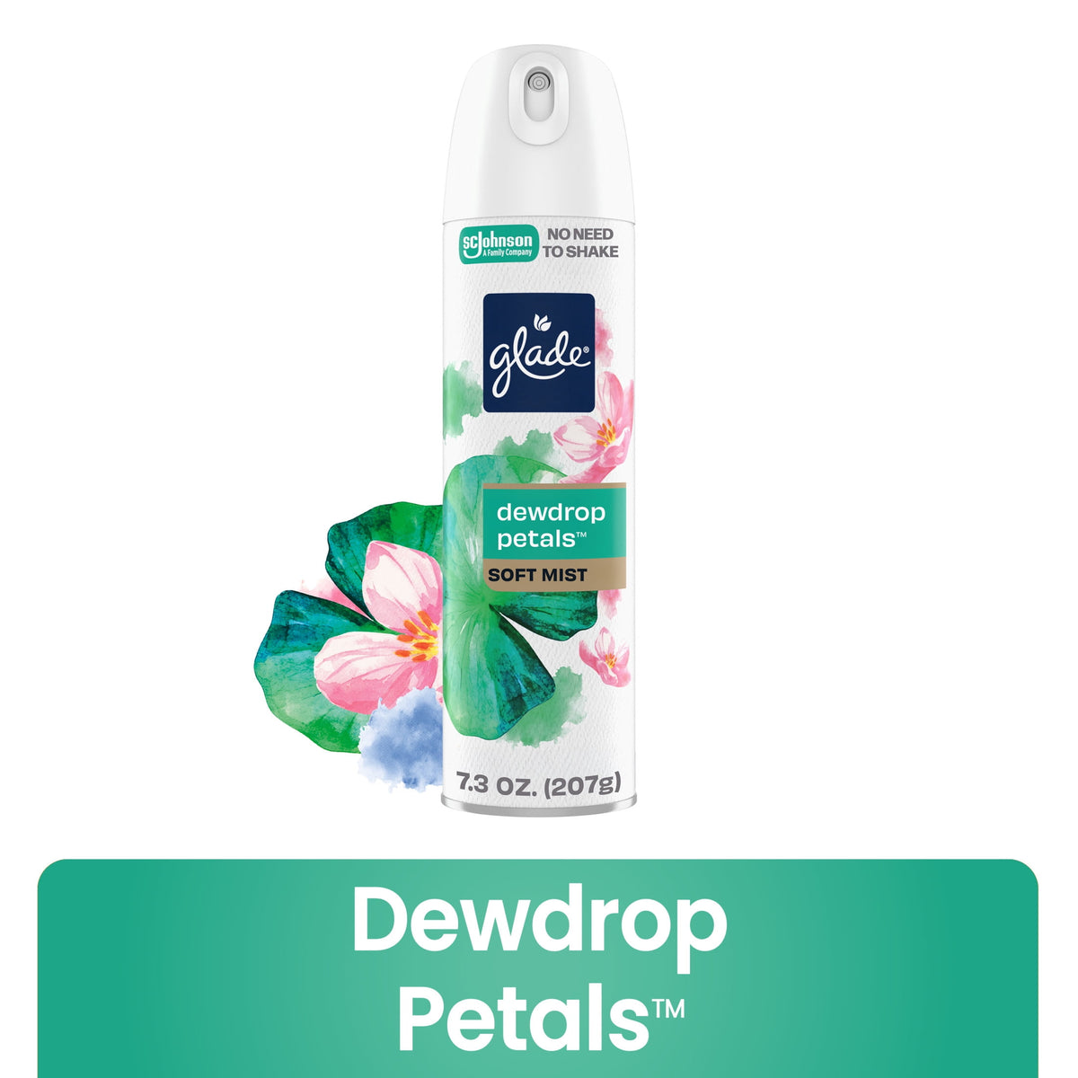 Glade Aerosol - Dewdrop Petals, 7.3 Ounce — 6 Per Case