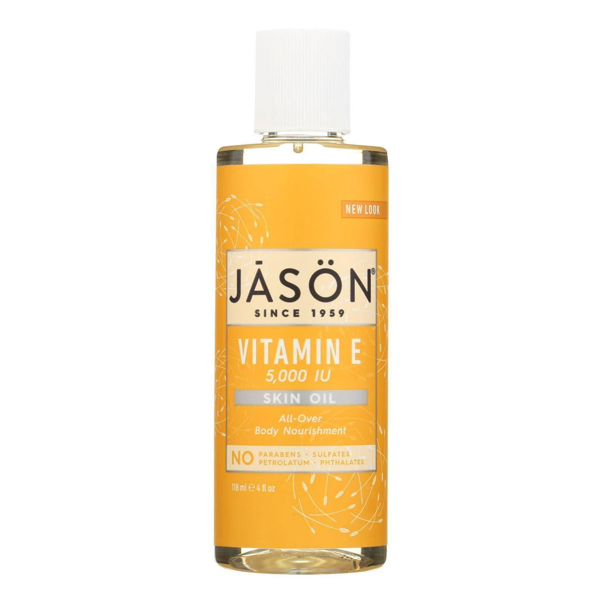 Jason Vitamin E 5000 IU Skin Oil, 4 oz — 12 Per Case