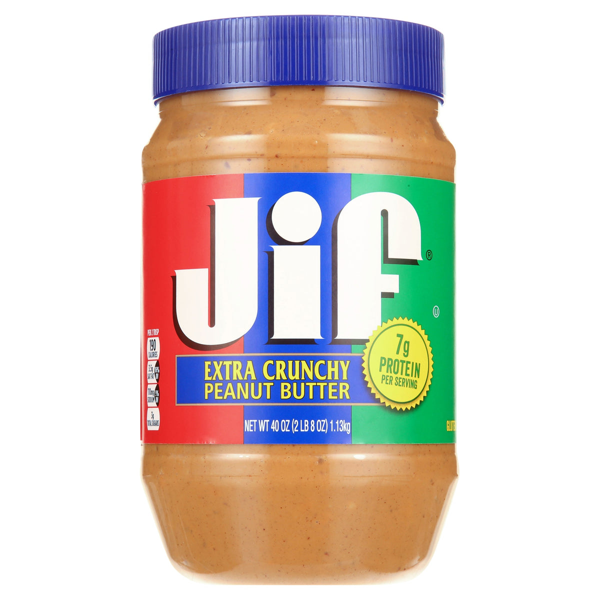 Jif Crunchy Peanut Bttr 40z/cs8 — Case of 8