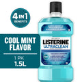 Listerine 1.5l Ultra Clean Coolmint — Case of 6
