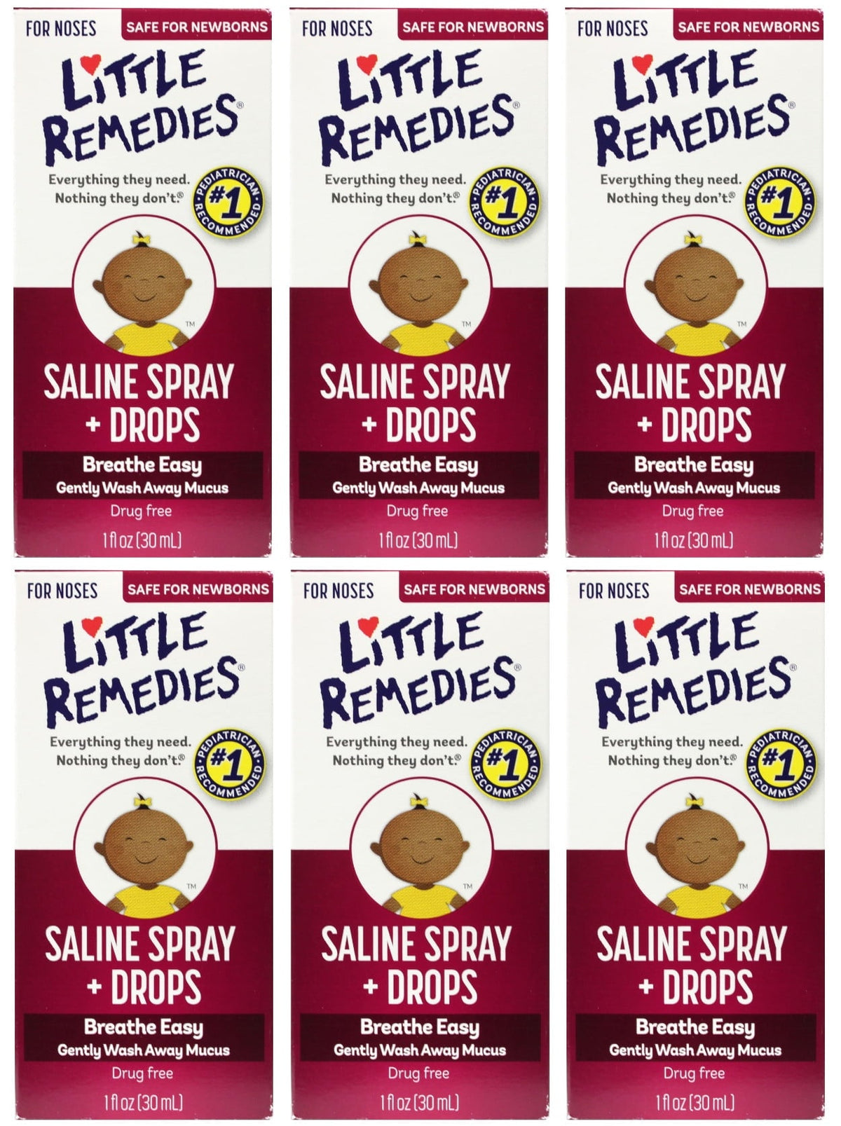 Little Remedies Saline Spray/Drop, 1 oz — 36 Per Case