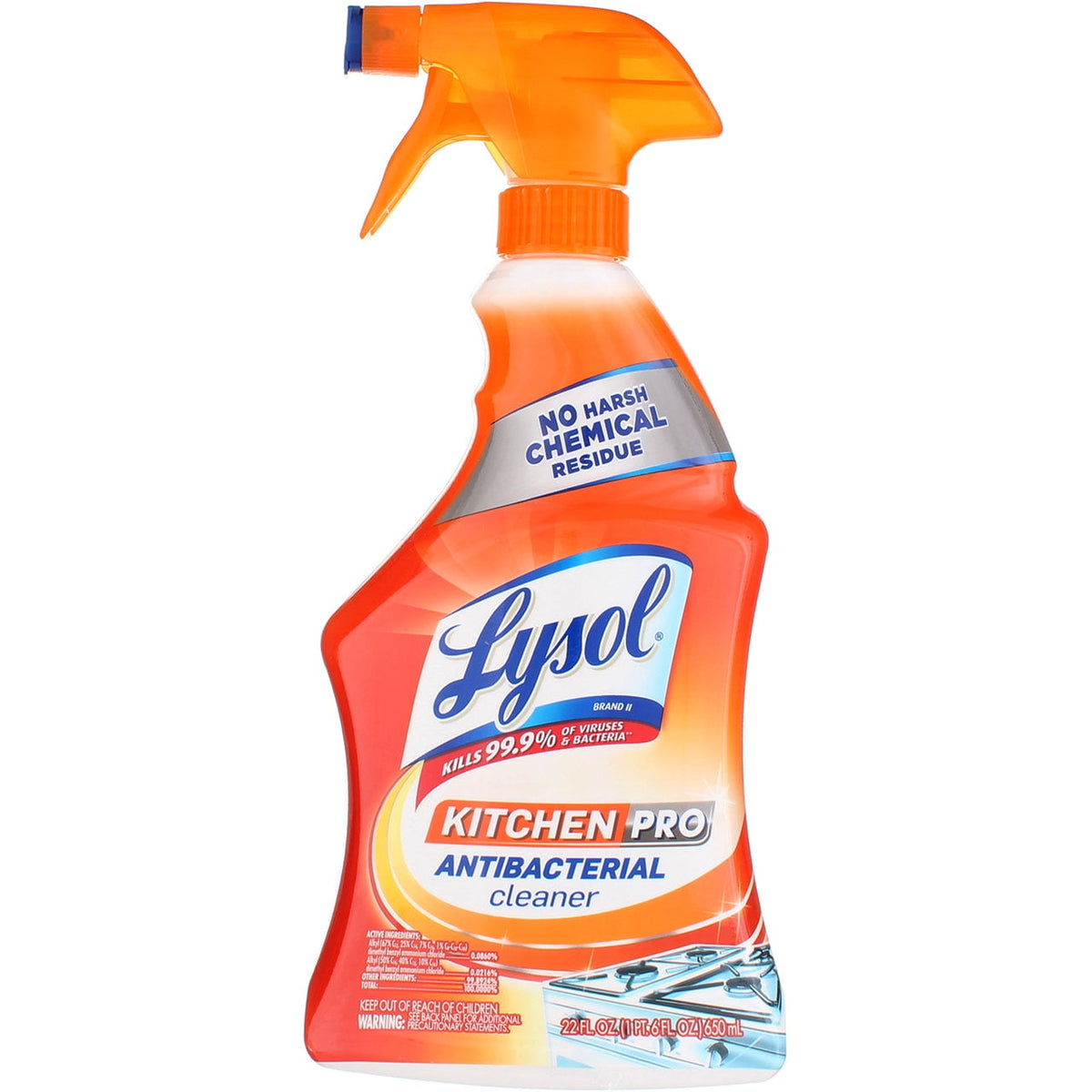 Lysol Antibacterial Kitchen Pro Cleaner, 22 oz — 9 Per Case