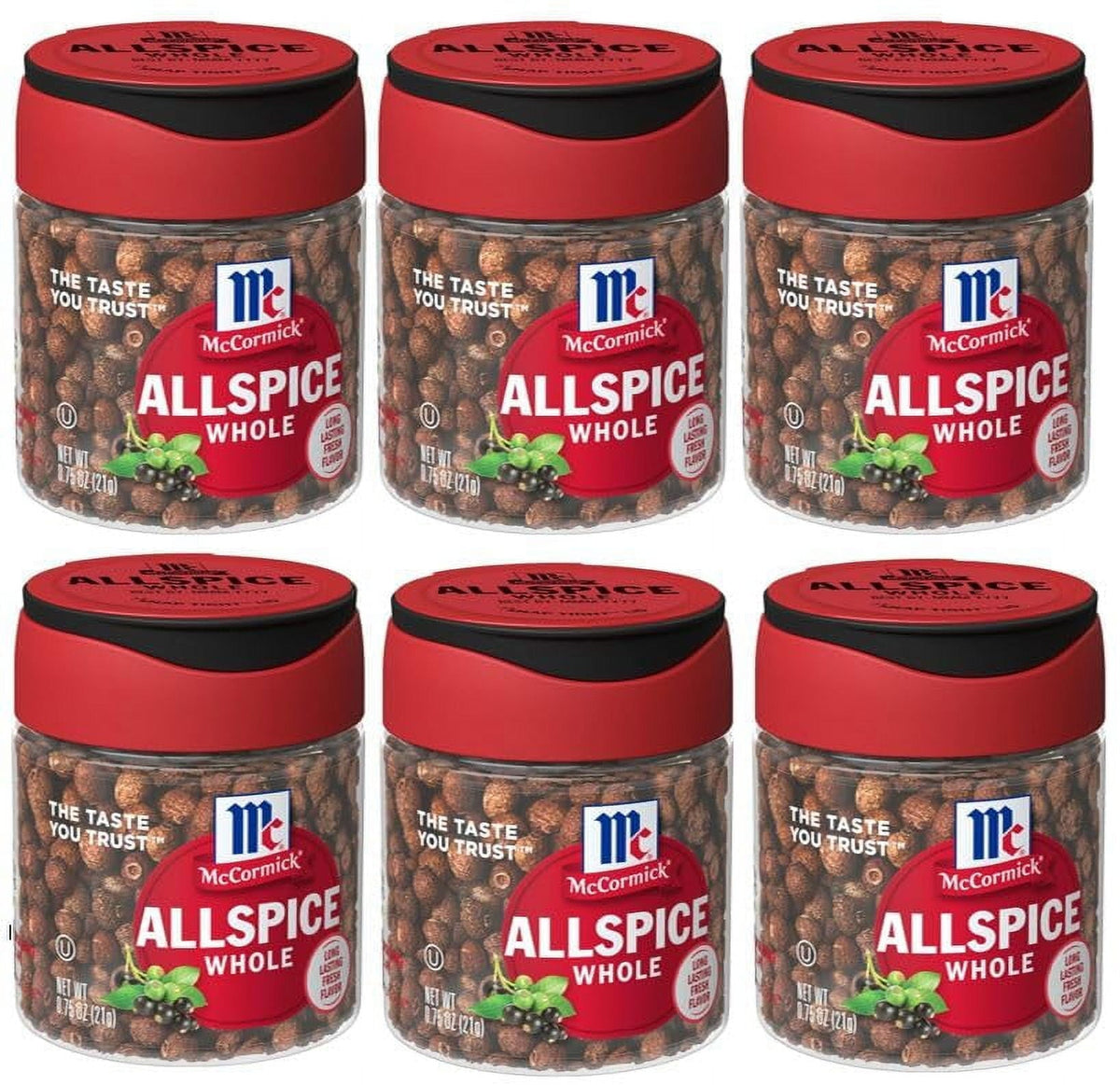 Mccormick Allspice Whole .75 oz — Case of 72