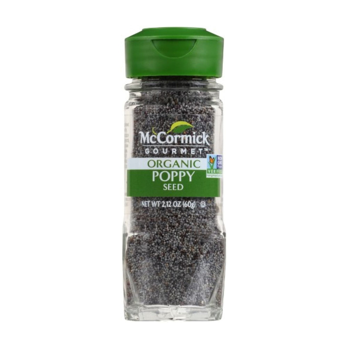 McCormick Organic Poppy Seed, 2.12 oz — 36 Per Case