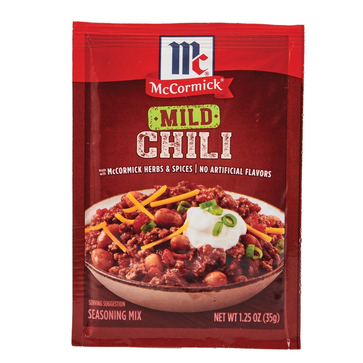 McCormick Mild Chili Seasoning Mix, 1.25 oz — 24 Per Case