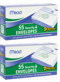 Mead Press-it Seal-it Envelopes, 55 Count — 24 Per Case